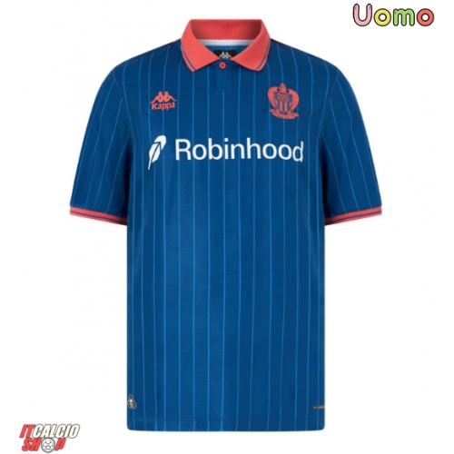 OGC Nice Terem Moffi #9 Terza Maglia 2025-26 Manica Corta